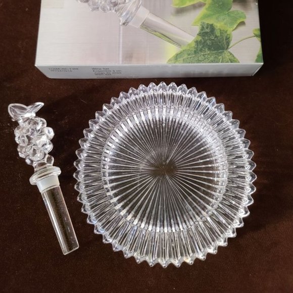 Mikasa Diamond Fire Wine Set-NWOT - Picture 1 of 4